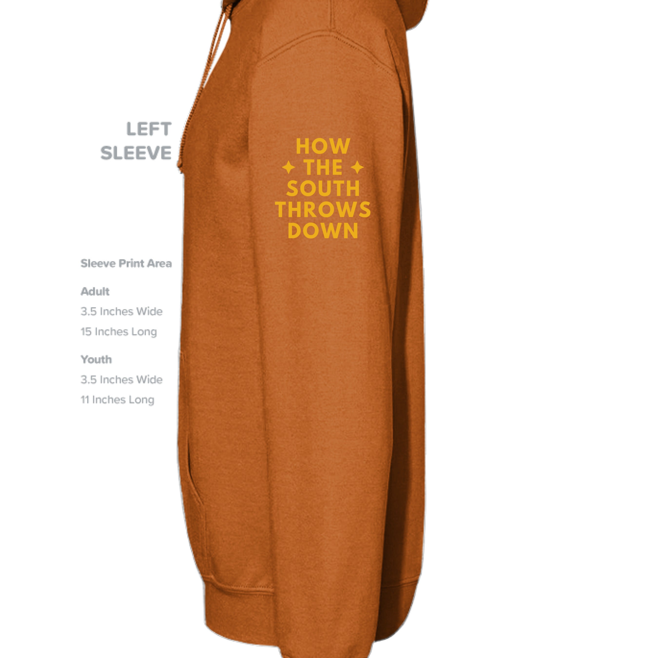 TEXAS ORANGE - SLEEVE_LEFT